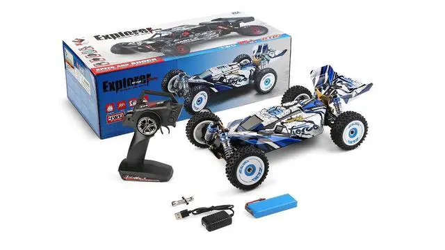 Alt view image 2 of 7 - 144010 124016/124017 V2 Brushless Truck 75KMH 1/12 AWD 4X4 High Speed RC Car Off-Road Buggy 124017V2-2L2200