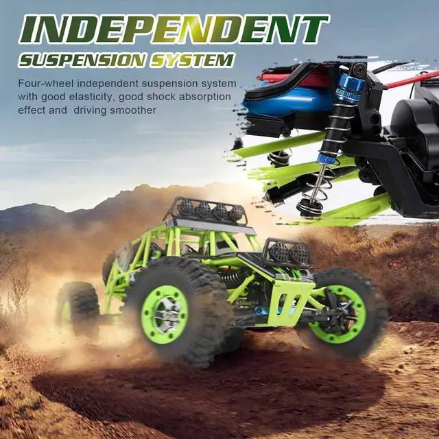 Alt view image 6 of 6 - 12427 RC Car 4WD 1/12 2.4G 50KM/H High Speed Monster Vehicle Remote Control Car RC Buggy Off-Road Car (12427 1B)