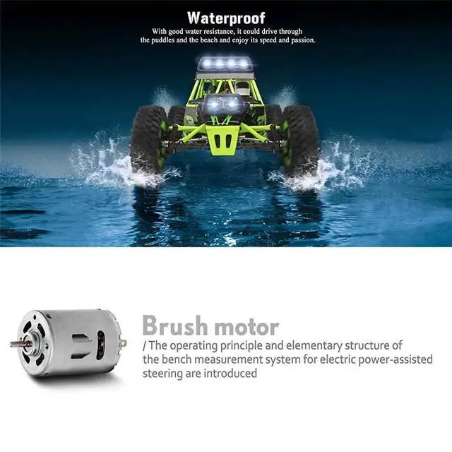 Alt view image 3 of 6 - 12427 RC Car 4WD 1/12 2.4G 50KM/H High Speed Monster Vehicle Remote Control Car RC Buggy Off-Road Car (12427 1B)