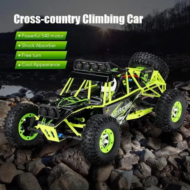 Alt view image 2 of 6 - 12427 RC Car 4WD 1/12 2.4G 50KM/H High Speed Monster Vehicle Remote Control Car RC Buggy Off-Road Car (12427 1B)