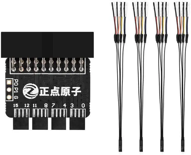 Main image of Set Universal Chip Micro IC Clamp SOP SOIC TSOP MSOP SSOP SMD IC Test Clip Socket Adpter Programmer for Logic Analyzer Shielded Wire Adapter Board (OCDL16 x1-Wire x4)