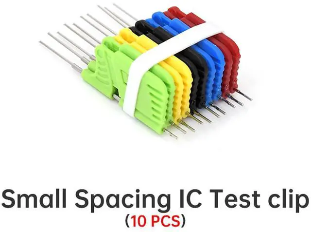 Alt view image 6 of 7 - Set Universal Chip Micro IC Clamp SOP SOIC TSOP MSOP SSOP SMD IC Test Clip Socket Adpter Programmer for Logic Analyzer Shielded Wire Adapter Board (OCDL16 x1-Wire x4)