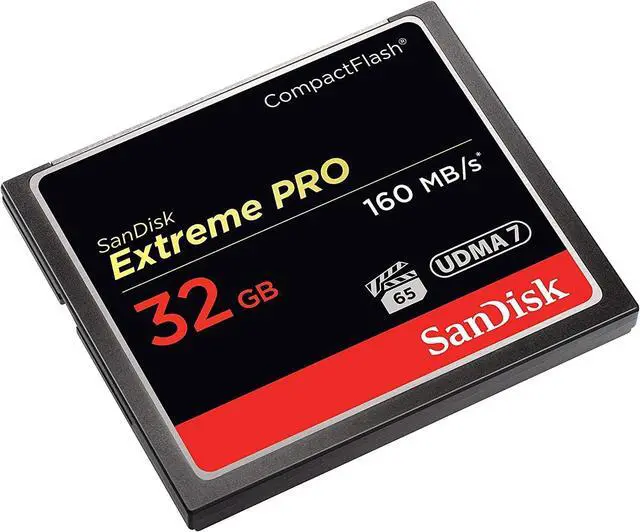 Alt view image 2 of 5 - 32GB Extreme PRO CompactFlash Memory Card UDMA 7 Speed Up To 160MB/s - SDCFXPS-032G-X46