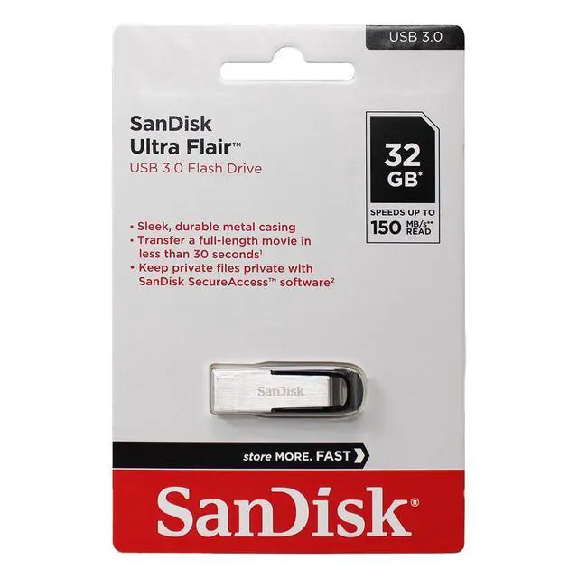 Alt view image 4 of 7 - Ultra Flair - USB Flash Drive - 128 GB - Silver