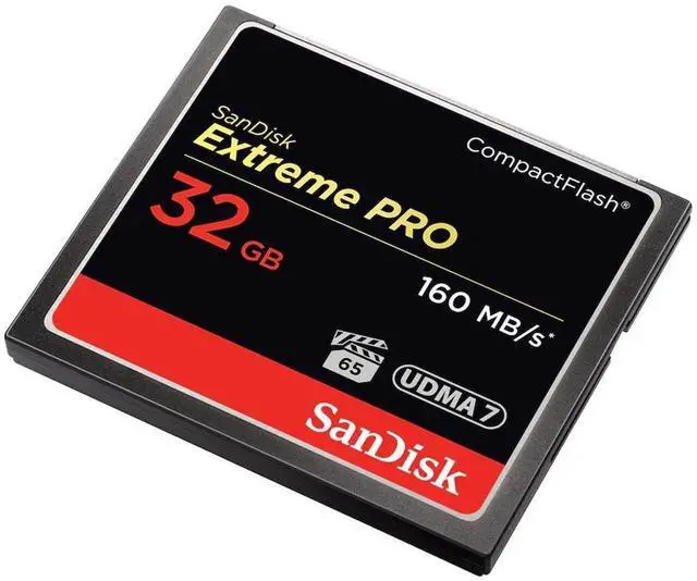 Alt view image 4 of 4 - 32 GB Extreme Pro CF 160MB/s High Speed UDMA7 Compact Flash Card