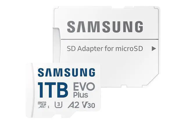 Alt view image 4 of 4 - EVO Plus microSD Memory Card + Adapter 1TB Micro SDXC, up to 160MB/s, UHS I, C10, U3, V30, A2 for Gaming Devices, Android Tablets and Smartphones, Memory Card MB-MC1T0SA/CA [Canada