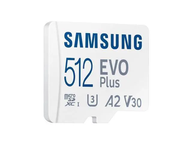 Alt view image 3 of 5 - EVO Plus microSDXC Memory Card 512 GB, 160 MB/s, U3, V30, A2, MB-MC512SA/TR (2024 Series)