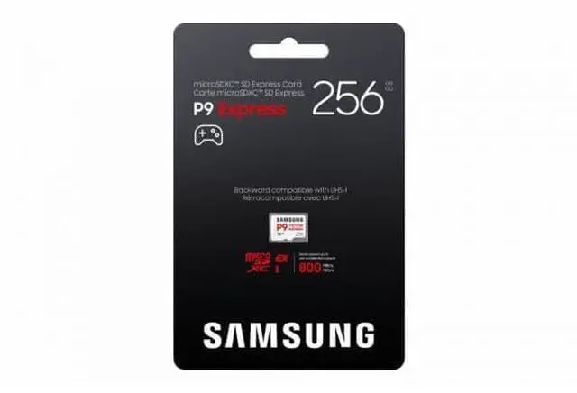 Main image of P9 Express microSD Express 256 GB, High-Speed Gaming Memory Card for Nintendo Switch 2, up to 800 MB/s Read, Up to 200 MB/s Write, for 4K UHD Video, Consoles and Cameras, MB-MK256T/WW