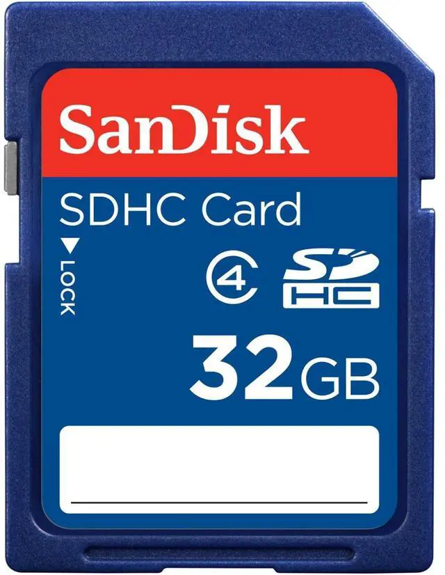 Main image of SanDisk 32GB SDHC Flash Memory Card (SDSDB-032G-B35) (Label May Change)