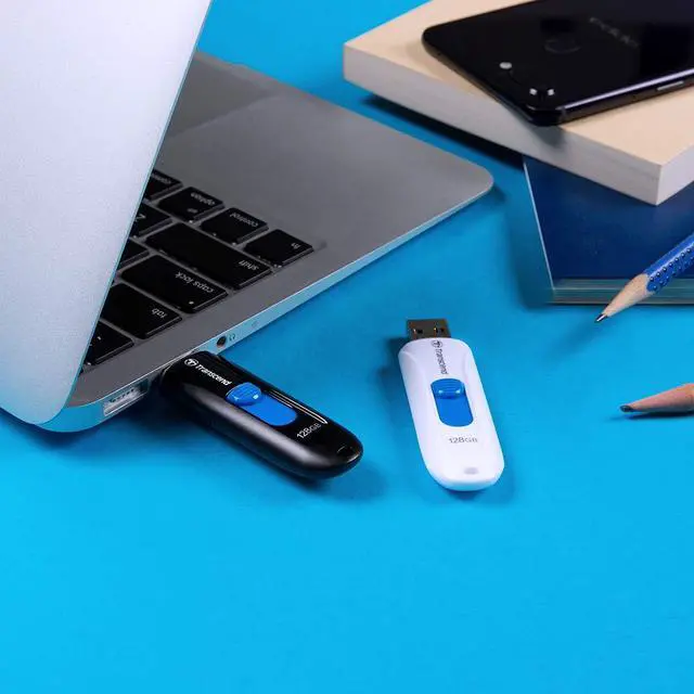 Alt view image 6 of 7 - JF790 128GB USB Flash Drive, for PC/Mac/Laptop/Windows/Computer/ Desktop/TV/Car Audio, USB3.2 Gen1 Memory Stick, Thumb Drives Data Storage w/ Retractable Connector, USB2.0/3.0/3.1 Compatible