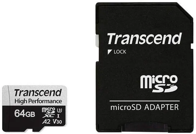 Main image of TS64GUSD330S 64GB UHS-I U3 Micro SD Memory Card