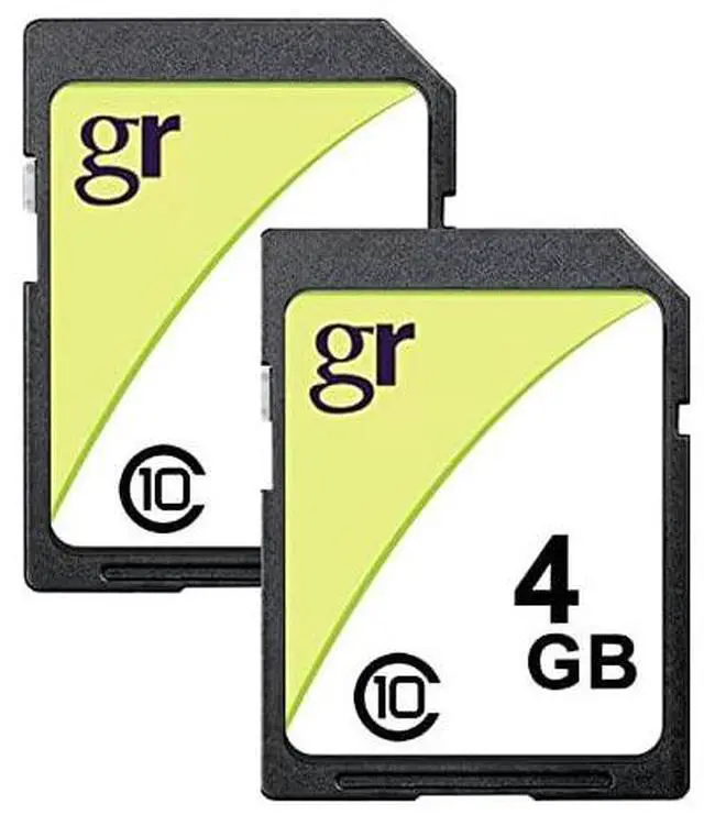 Main image of 4GB SDHC Class 10 Flash Memory SD Camera Card (2 Pack)