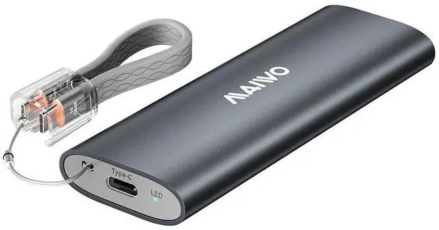 Main image of M.2 NVMe SSD Enclosure Tool Free, USB 3.1 10Gbps with UASP Trim, M.2 NVMe PCIe SSD to USB C Adapter Reader Case 8TB Capacity