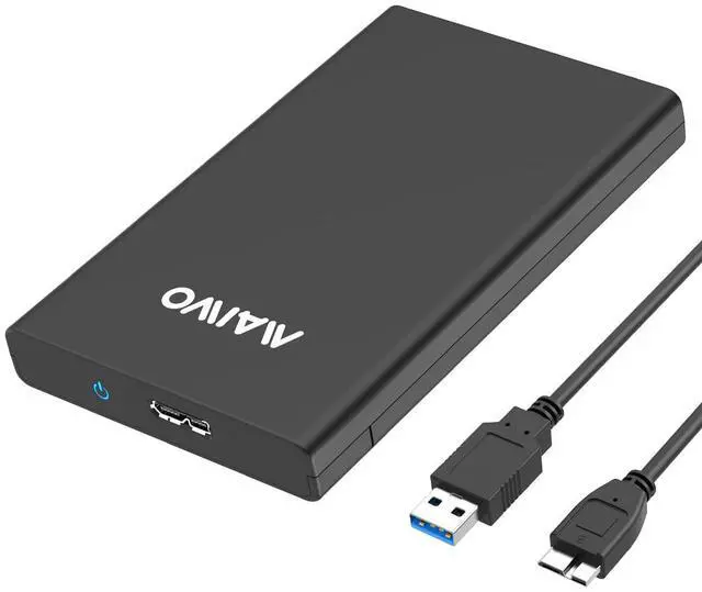 Main image of Hard Drive Enclosure for 2.5 inch SATA HDD SSD 7-9.5mm, USB 3.0 6Gbps with UASP, 6TB Capacity, Tool Free External Hard Drive Adapter Reader Case