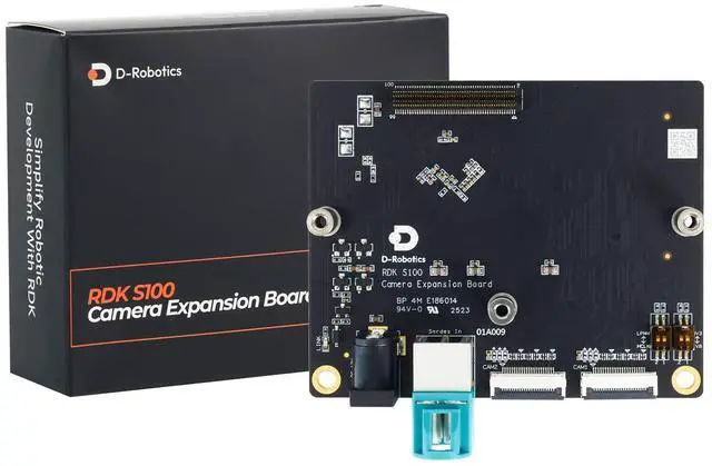 Main image of D-Robotics RDK S100/S100P Camera Expansion Board, Designed for RDK S100/S100P Development Kit, Suitable for Multiple Visual Development Scenarios