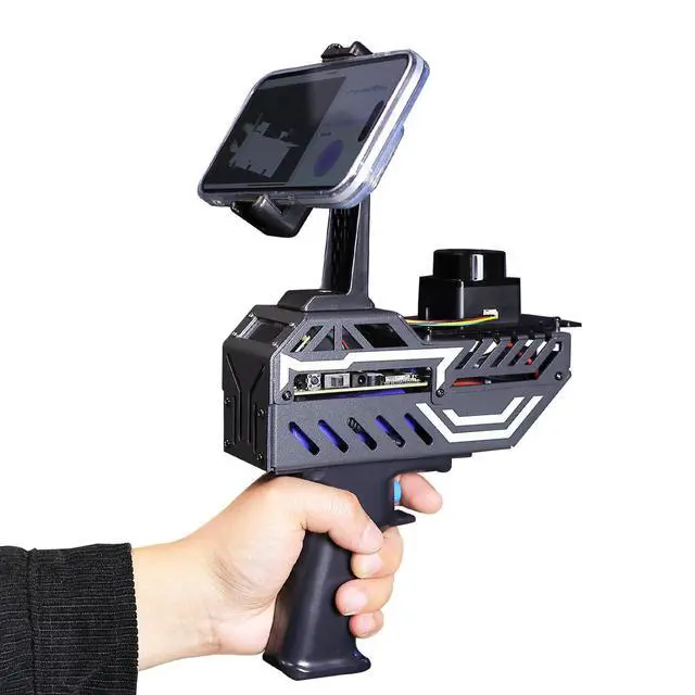 Main image of Handheld Mapping Navigation Scanning Lidar TOF Ranging Measurement Radius 0.05-12m Supports APP,ROS2,Linux,with Bracket,OLED Screen (with T-mini Plus)