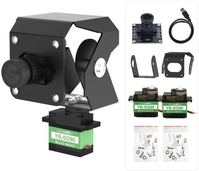 Main image of 1MP 2DOF Camera Electric PTZ Smart Car Robot 2D Servo Bracket USB RaspberryPi (2DOF 1MP Basic)