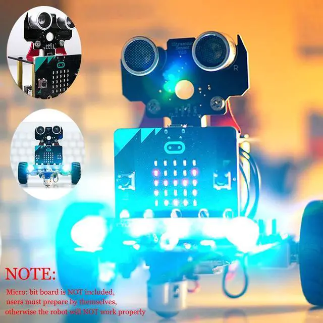 Alt view image 2 of 7 - Education BBC Micro:bit Coding Robot Car Kit for Kids to Programmable DIY Toys for 12+ (Without Micro:bit)