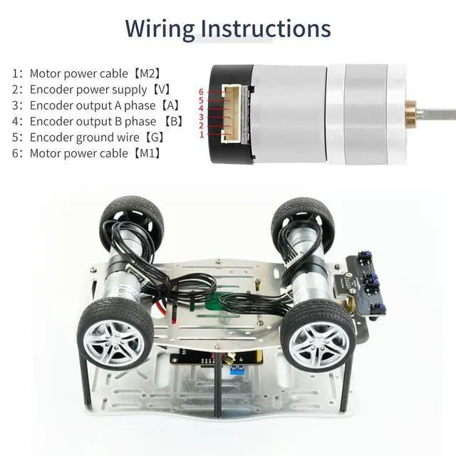 Alt view image 4 of 7 - DC Motors 12V 7.4V High Torque Electric Geared Motor for DIY Toys Science Experiments (310 Motor 450RPM)