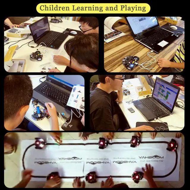 Alt view image 4 of 7 - Microbit V2 Robot Intelligent Obstacle Avoidance Follow Makecode Graphical Programming Python Programmingwith Microbit V2 Pre-Assembled Battery Pack