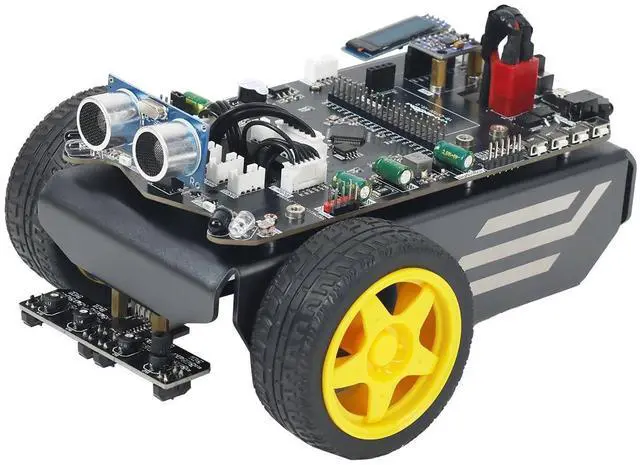 Main image of Robot Kit IoT Development Board Infrared Line Following Module, TT Motor, PID Algorithm, Electronic Competition Development, Supports APP Remote Control(Standard Kit)