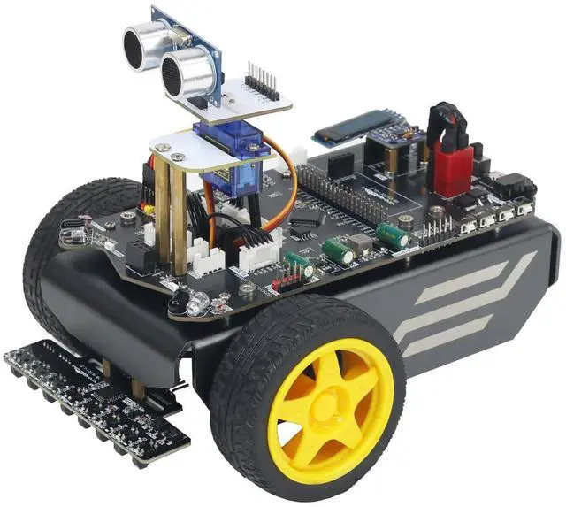 Main image of Robot Kit IoT Development Board Infrared Line Following Module, TT Motor, PID Algorithm, Electronic Competition Development, Supports APP Remote Control(Advanced Kit)