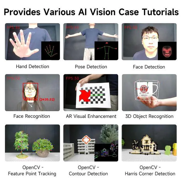 Alt view image 4 of 7 - USB Camera 2K 105° Wide Angle Free Distortion, UVC Plug & Play, High FPS, Adjustable Resolution, for AGX Orin/Thor, Jetson, Raspberry Pi 5 for AI Vision & ROS (Industrial Camera+Tripod)