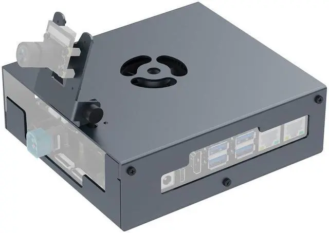 Main image of D-Robotics RDK S100/S100P Aluminum Case, Support RDK S100/S100P Development Board, with Cooling Ports/Camera Holder, Support S100 Board + Camera Expansion Board