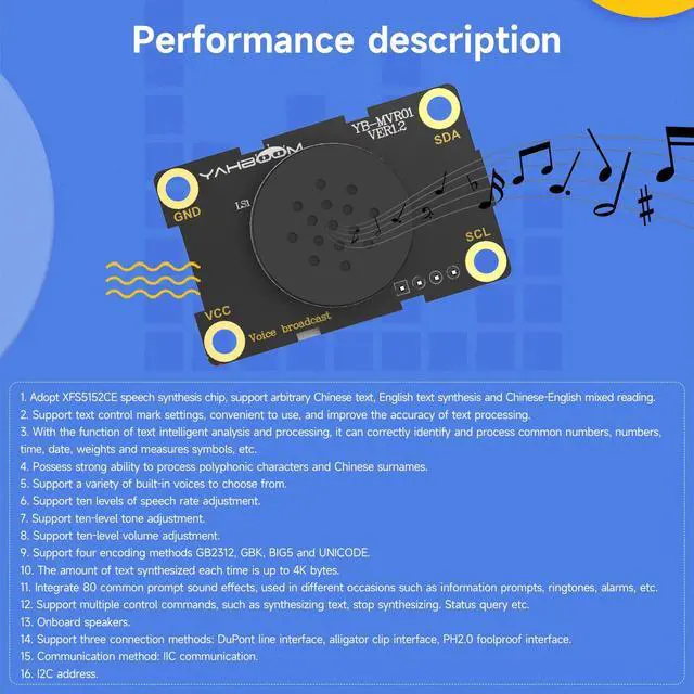 Alt view image 6 of 7 - AI Speech Synthesis Broadcast Module Development Board Education College Student Electronic Design Competition Support Jetson Nano/Raspberry Pi/STM32