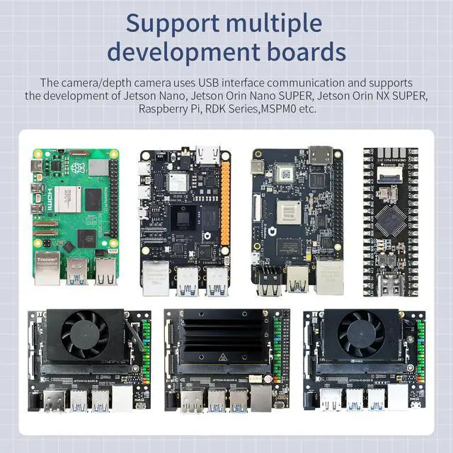 Alt view image 3 of 7 - 1MP 2DOF Camera Electric PTZ Smart Car Robot 2D Servo Bracket USB RaspberryPi (2DOF 1MP Basic)
