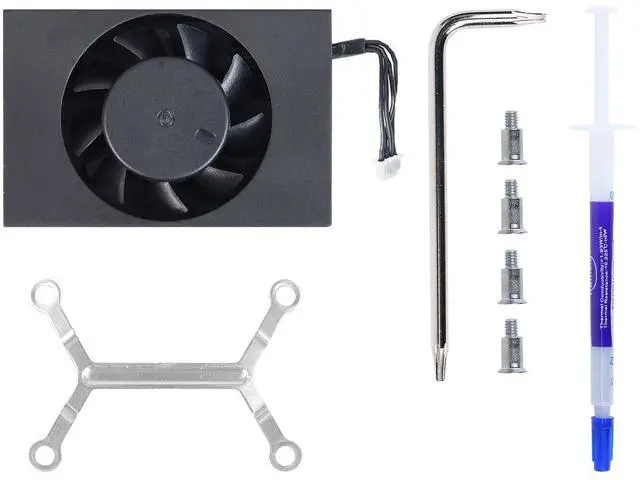 Main image of Cooling Fan for Jetson Orin Nano Super,PWM Heatsink for Jetson Orin NX Super, Speed Adjustable Embedded Heatsink with Screw Bracket Springs, DC 5V