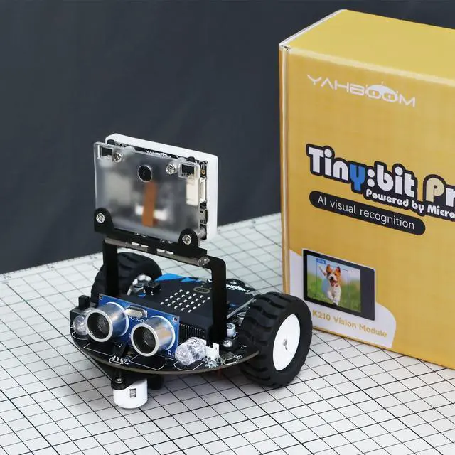 Alt view image 6 of 7 - Robot Car Adopts MakeCode Graphical Programming, K210 Module Adopts MicroPython Programming