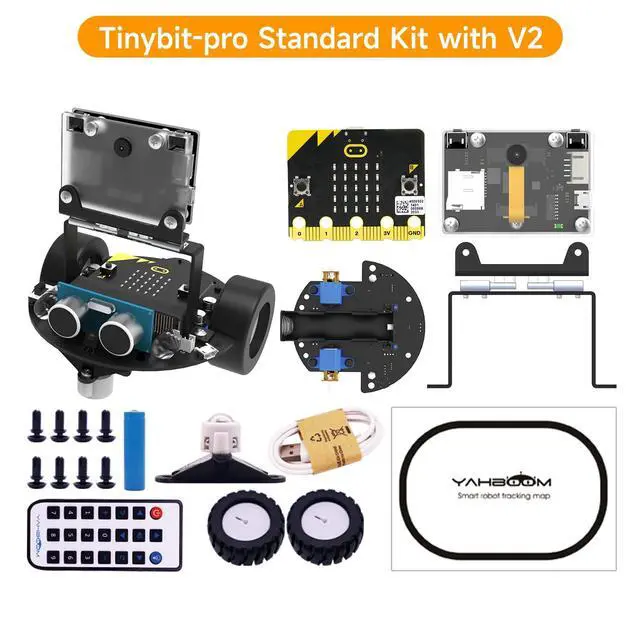 Alt view image 2 of 7 - Robot Car Adopts MakeCode Graphical Programming, MicroPython Programming