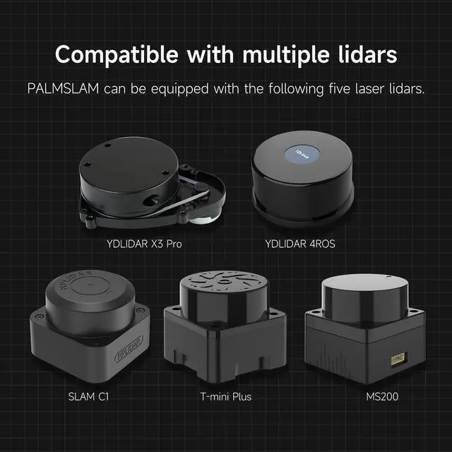 Alt view image 4 of 7 - Handheld Scanning Lidar 360-Degree Full-Range 12m Laser Scanner for Robotics Projects Involving Positioning,Mapping,Navigation and Obstacle Avoidance (with MS200)