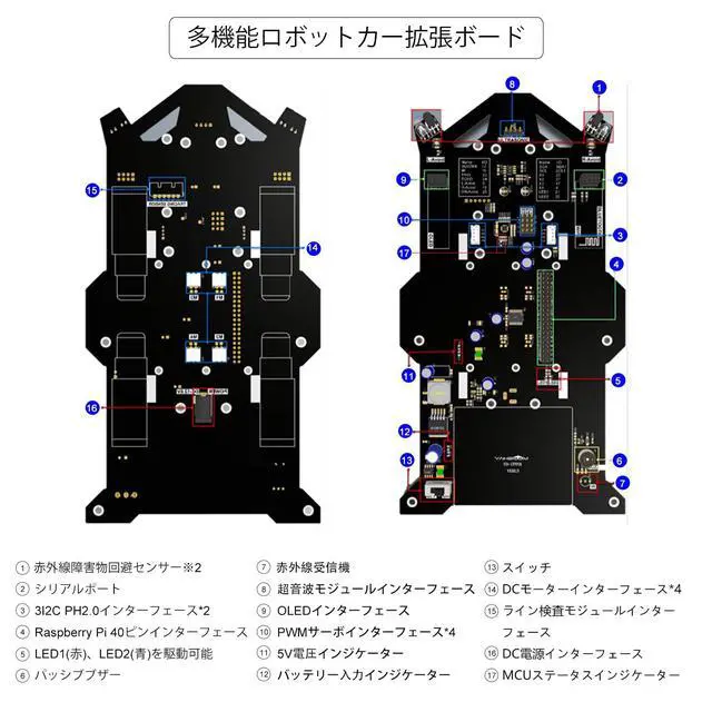 Alt view image 3 of 7 - Raspberry Pi5 AI Vision Robot | Developer Camera Recognition Robot Kit for Mechanical Engineers/Program Education