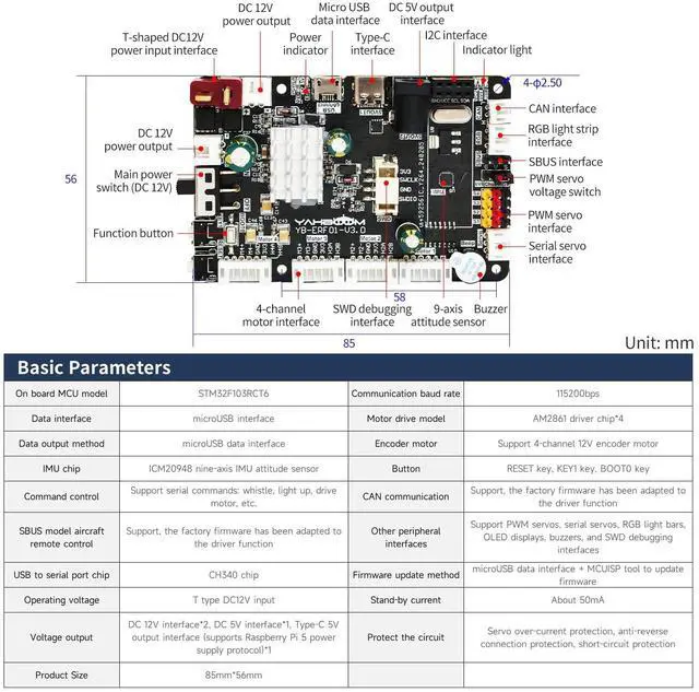 Alt view image 2 of 2 - Expand Board for Rosmaster M1 Robot Kit
