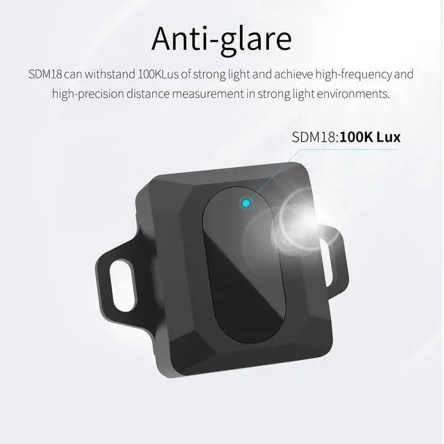 Alt view image 4 of 7 - Laser Ranging Module Adopt TOF Ranging Principle, High-Precision Single-Point SDM18 Laser Sensor with Serial Port Communication Module Support ROS1 and ROS2 System