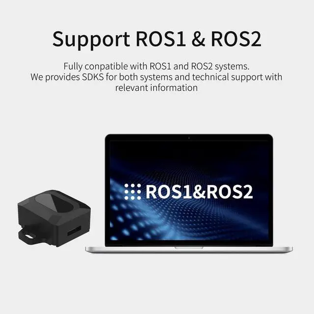 Alt view image 5 of 7 - Laser Ranging Module Adopt TOF Ranging Principle, High-Precision Single-Point SDM18 Laser Sensor with Serial Port Communication Module Support ROS1 and ROS2 System