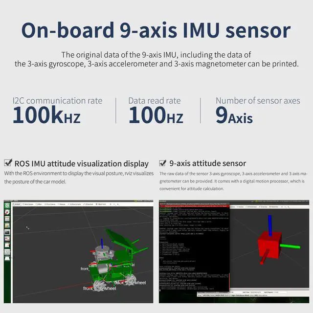 Alt view image 6 of 7 - Robot Expansion Board V3.0 with STM32F103RCT6 Support RaspberryPi 5/Jetson/RDK Series 9-Axis IMU Sensor ROS2 (Ver 3.0)