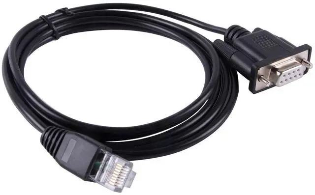 Alt view image 2 of 2 - DB9 D Sub 9 Pin COM Port to RJ45 Serial Cable for APC Smart-UPS 5G, Compatible with APC 940-1525A or 940-0625A