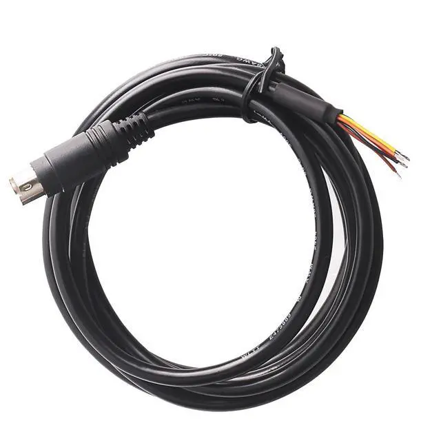 Alt view image 4 of 4 - Mini DIN 6 Pin Male to Bare Wire Adapter Cable, 6-Pin Plug to Open End Connector Cord for DIY, Repair, Audio, Industrial Equipment, 1.8m/6ft