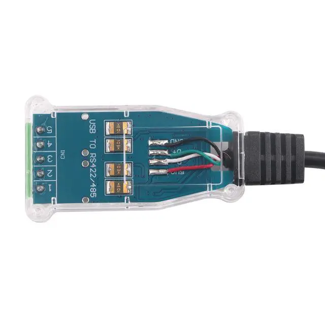 Alt view image 5 of 6 - USB to RS485 RS422 485 422 Isolation Module Communication Converter Adapter Cable with TXD RXD LED