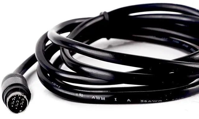 Alt view image 2 of 4 - Mini DIN 8 Pin Male to Male Extension Cable, MD8 Straight Connector Adapter Cord for Audio, Video, Industrial Equipment, Keyboard, GPS, (118''/3mtr/10ft)