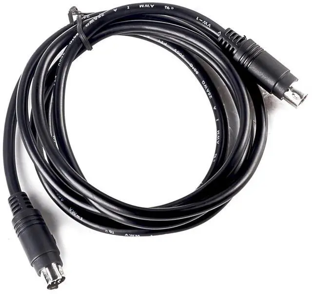 Alt view image 3 of 4 - Mini DIN 8 Pin Male to Male Extension Cable, MD8 Straight Connector Adapter Cord for Audio, Video, Industrial Equipment, Keyboard, GPS, (118''/3mtr/10ft)
