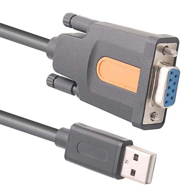 Main image of USB to DB9 Female RS232 Serial Cable Standard DB9 Female 9 Pin 9P Adapter