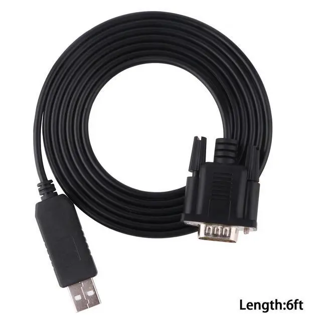 Alt view image 2 of 2 - Communication Serial Cable for APC UPS 940 0024c SUA-1000ICH SUA-1500ICH,USB Resume Default Setting Cable (6ft)