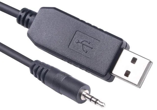 Main image of USB Programming Cable for ICOM IC-2820H IC-80AD ID-31A ID-51A ID-51E ID-880H OPC-2218,USB to 2.5mm Audio Jack Serial Cable