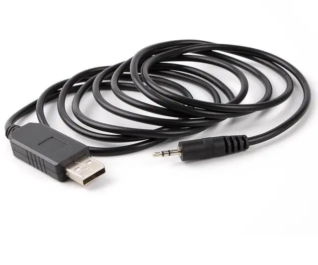 Alt view image 2 of 3 - USB Programming Cable for ICOM IC-2820H IC-80AD ID-31A ID-51A ID-51E ID-880H OPC-2218,USB to 2.5mm Audio Jack Serial Cable