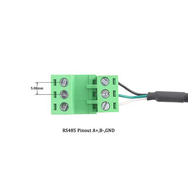 Alt view image 4 of 5 - USB to RS485 485 3 Pins Serial Module Communication Converter Adapter Cable Screw Terminal FT232R Chipset