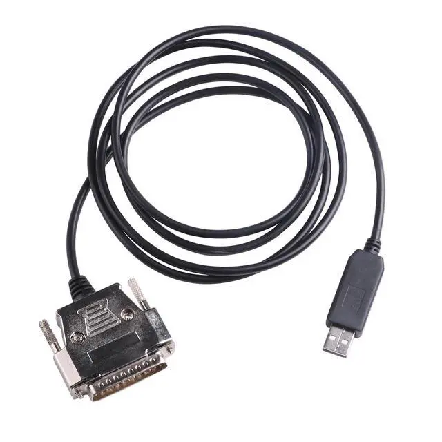 Alt view image 2 of 5 - USB to RS232 DB25 Serial Adapter Cable for Fanuc CNC DNCLINK Configuration Copy Setting (6ft)